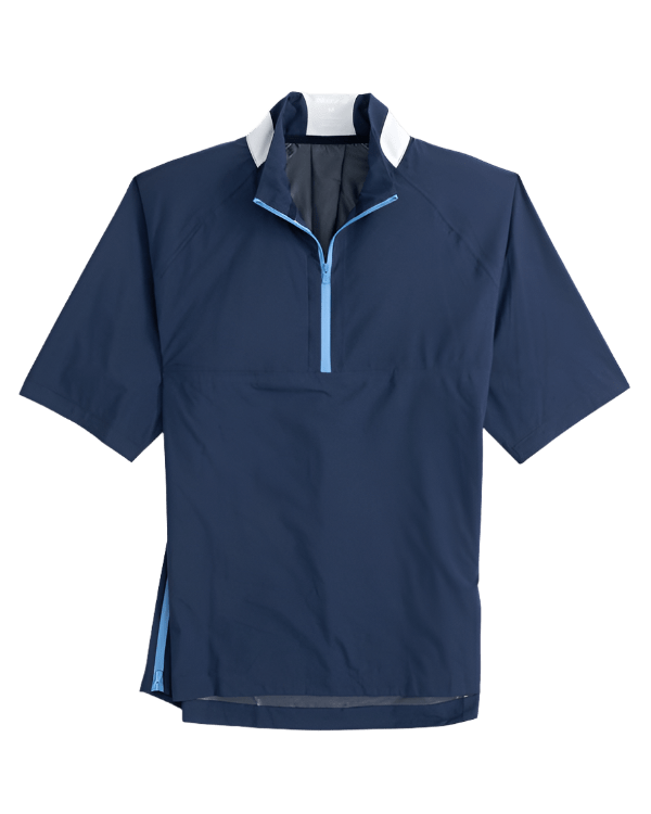 johnnie-O Outerwear S / Navy johnnie-O - Stealth Stowable Short Sleeve Rain Jacket