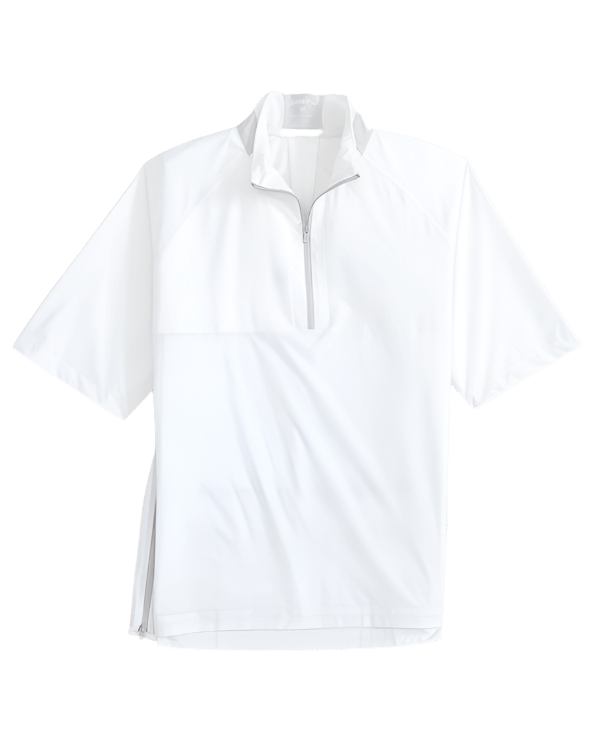 johnnie-O Outerwear S / White johnnie-O - Stealth Stowable Short Sleeve Rain Jacket