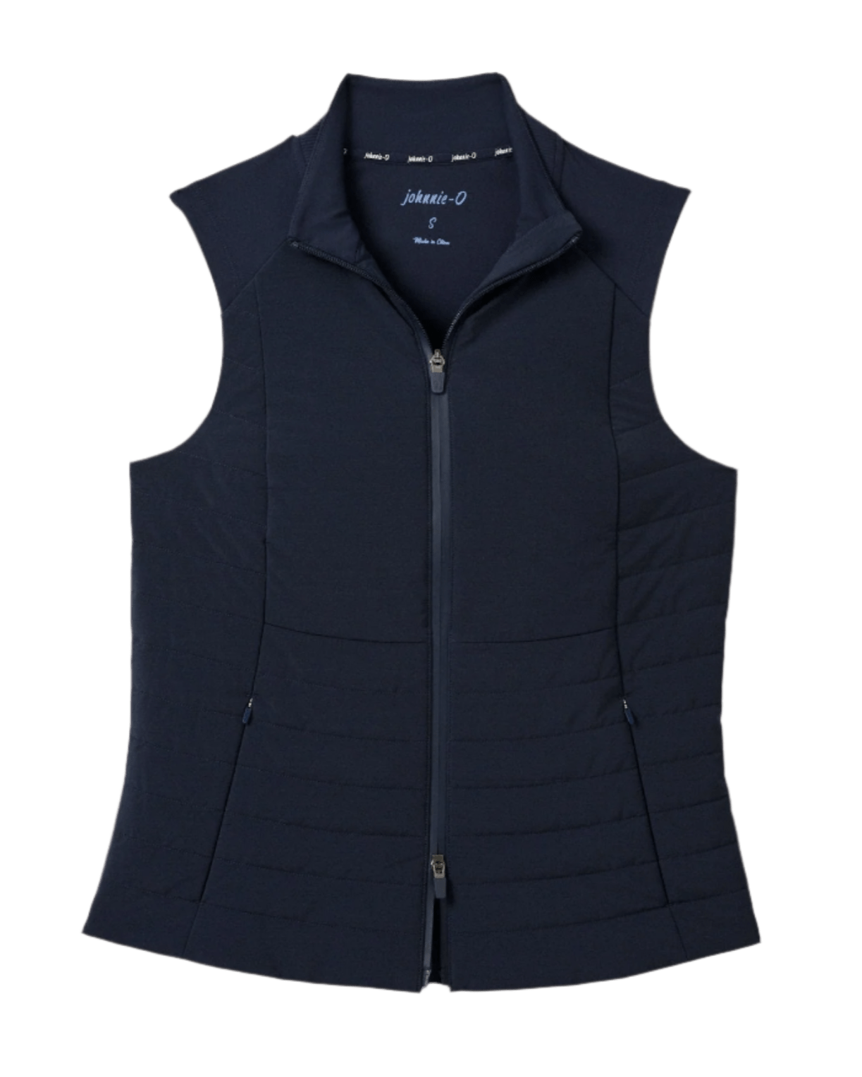 johnnie-O Outerwear XS / Navy johnnie-O - Women's Victoria Mixed Media Vest