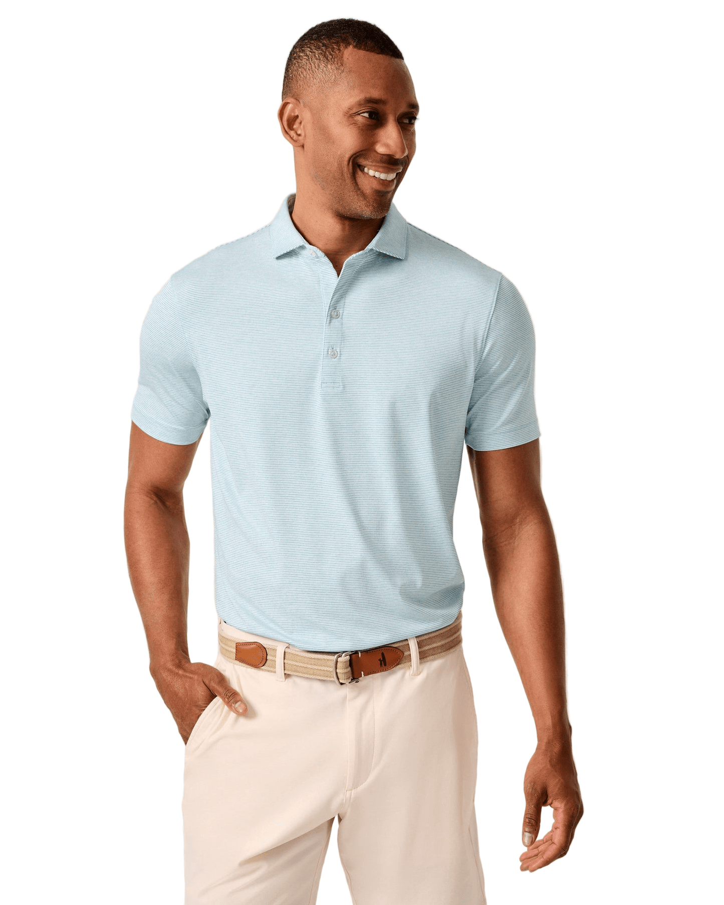 Johnnie-O Polos Johnnie-O - Birdie PREP-FORMANCE Jersey Polo (Lyndon Stripe)