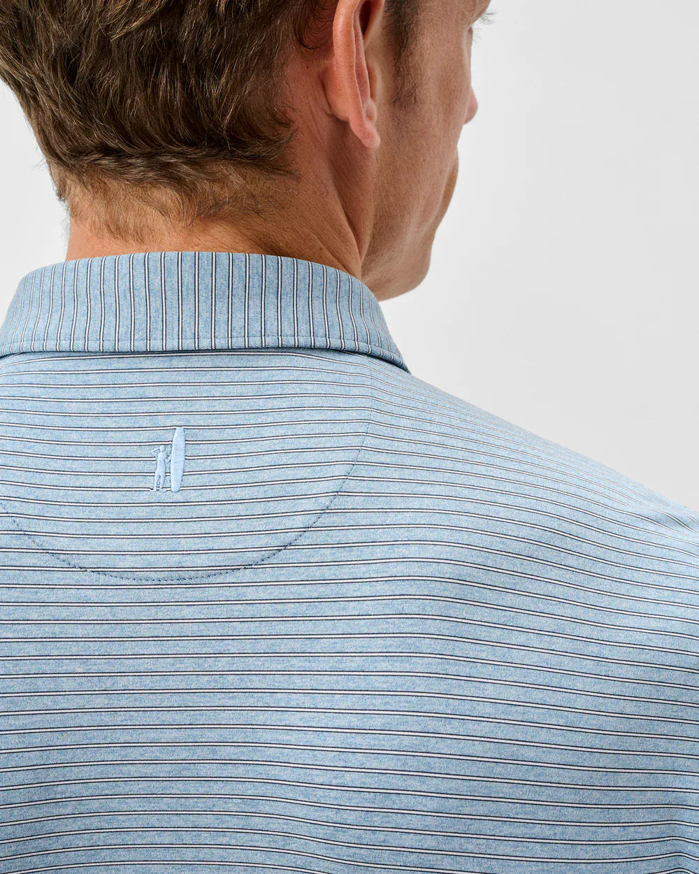 Johnnie-O Polos Johnnie-O - Michael Stripe Performance Jersey Polo