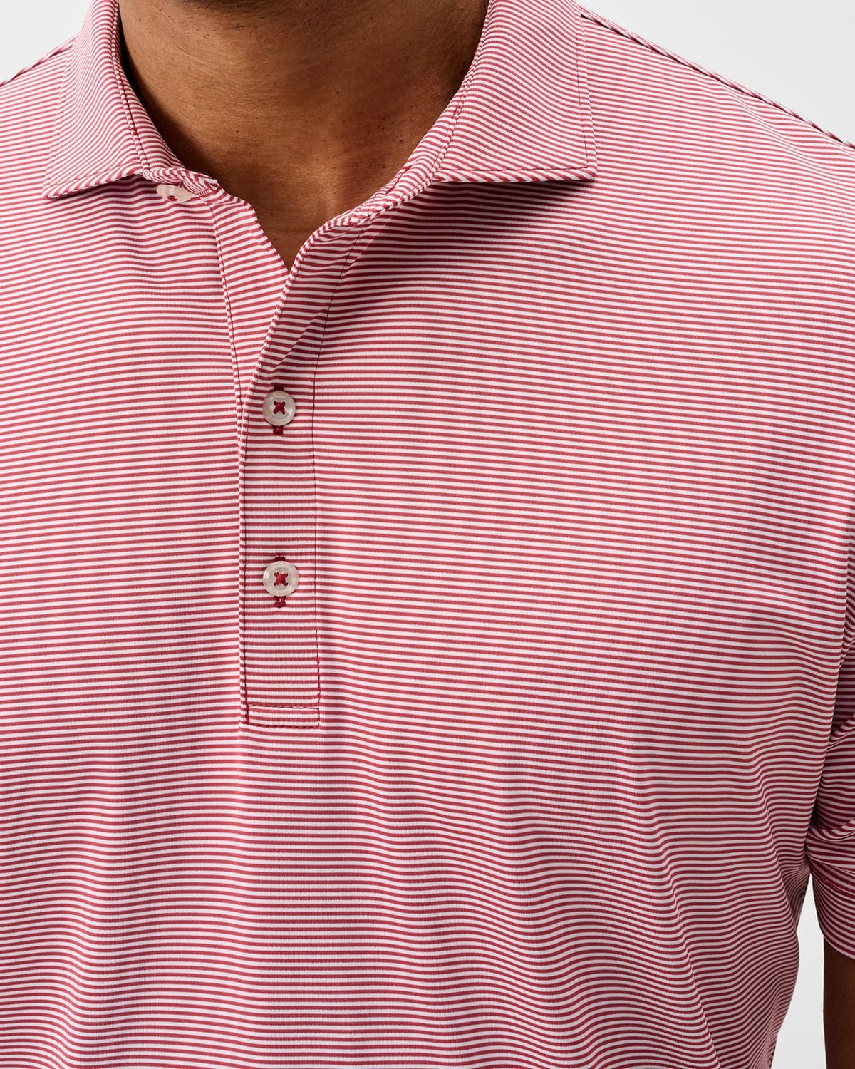 Johnnie-O Polos Johnnie-O - Performance Jersey Polo (Lyndonn Stripe)