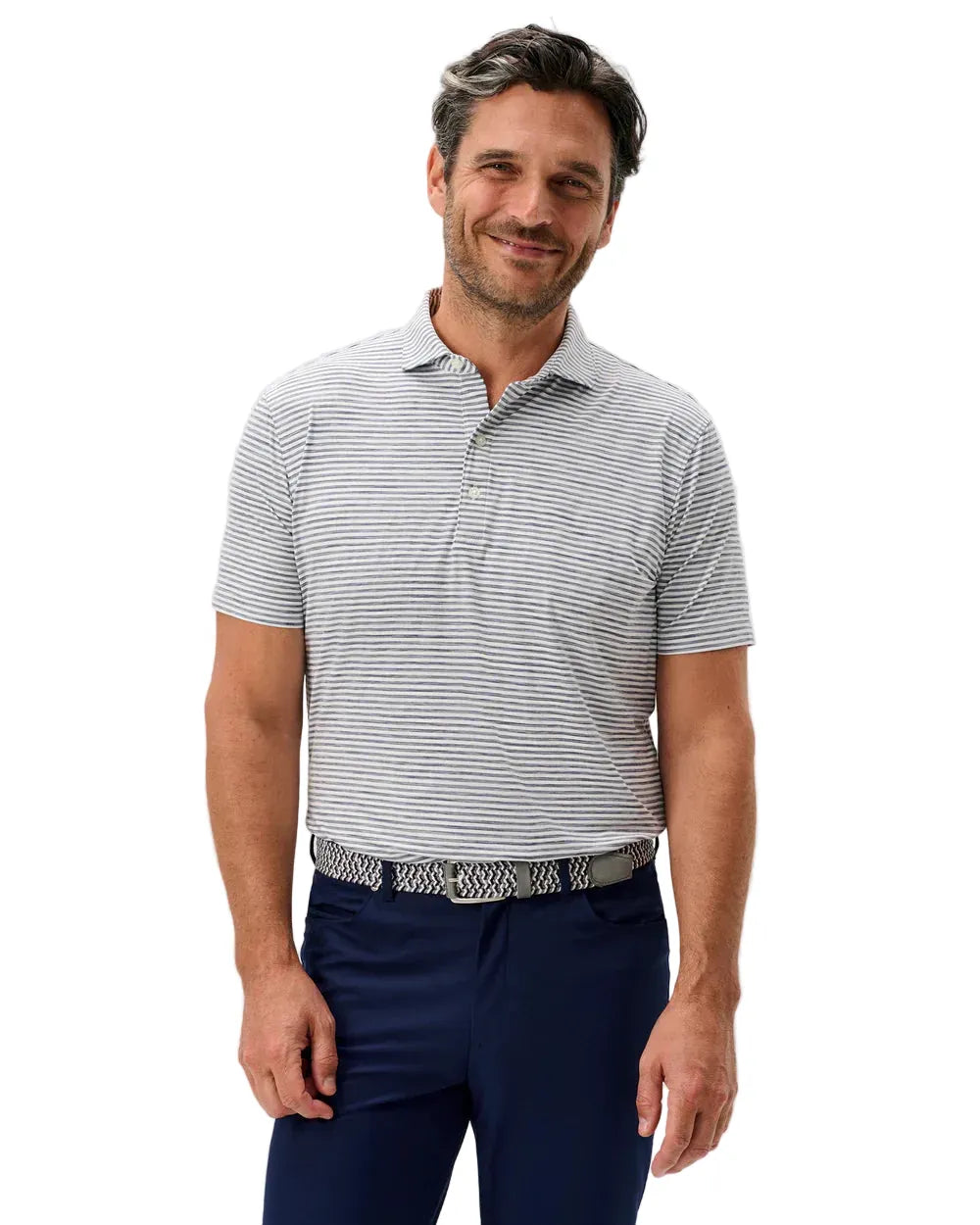 Johnnie-O Polos Johnnie-O - Seymour Stripe Performance Featherweight Polo