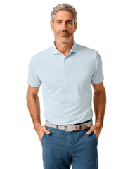 Johnnie-O Polos Johnnie-O - Stetson Stripe Performance Mesh Polo