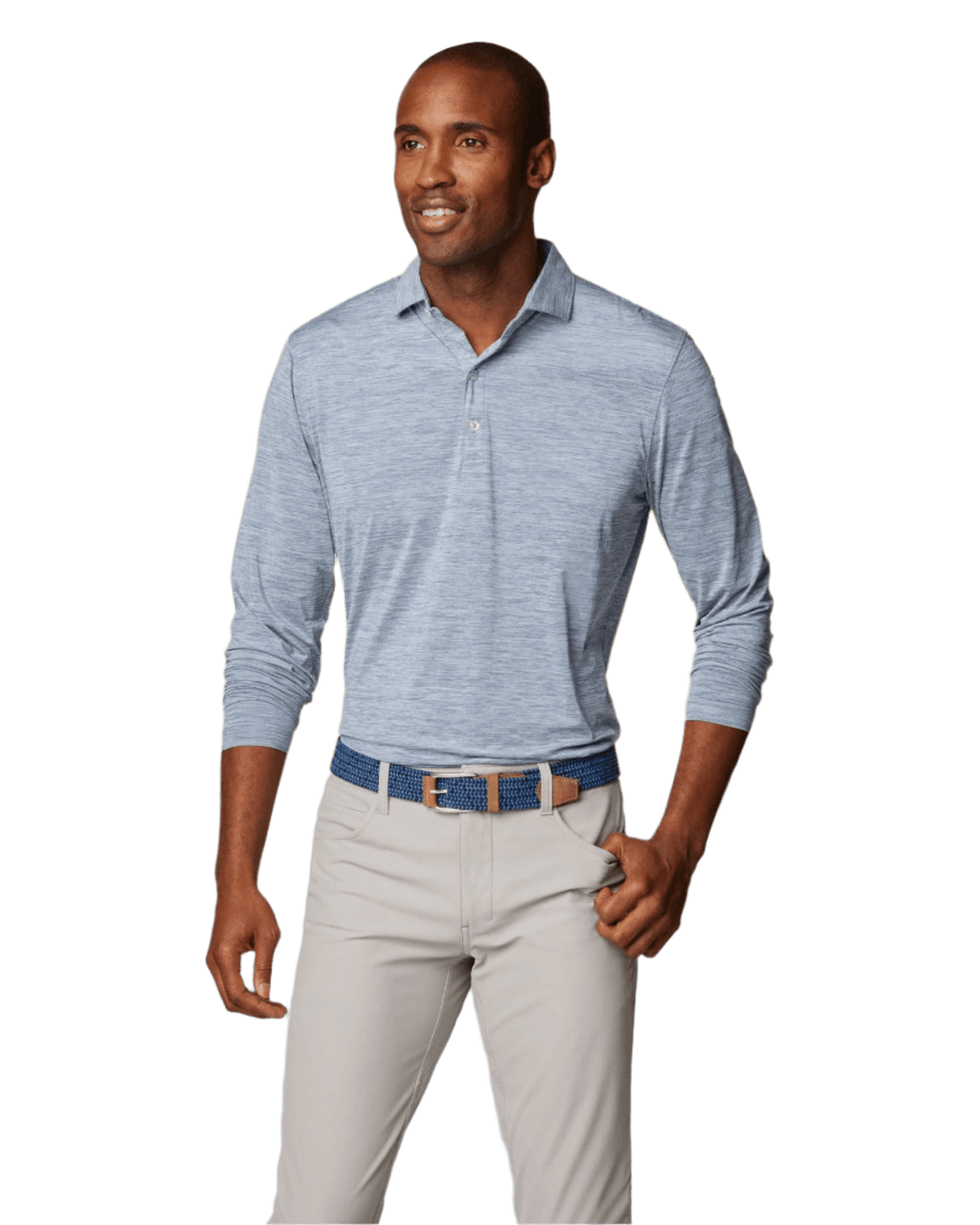 Johnnie-O Men's Low Country Featherweight Performance Polo Shirt - Azalea