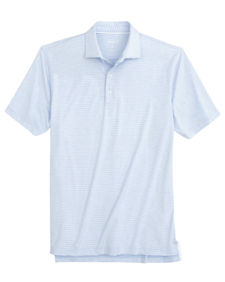 johnnie-O - Birdie PREP-FORMANCE Jersey Polo (Lyndon Stripe)