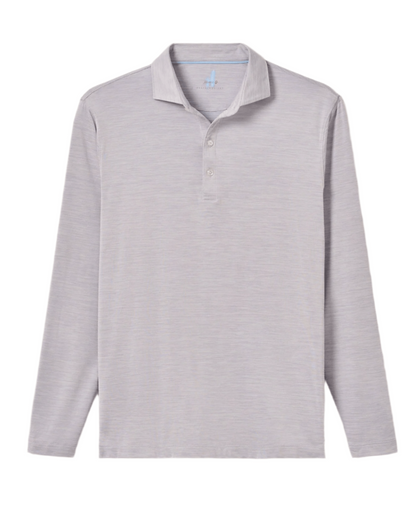 Johnnie-O Polos S / Light Grey Johnnie-O - Swing Long Sleeve Featherweight Performance Polo