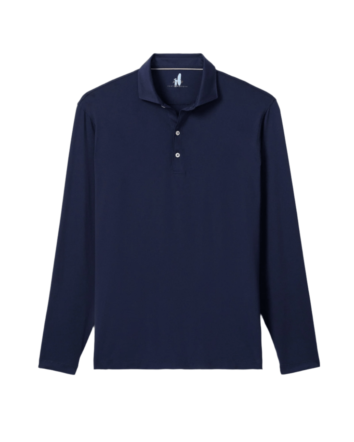 Johnnie-O Polos S / Navy 2 (Solid) Johnnie-O - Swing Long Sleeve Featherweight Performance Polo