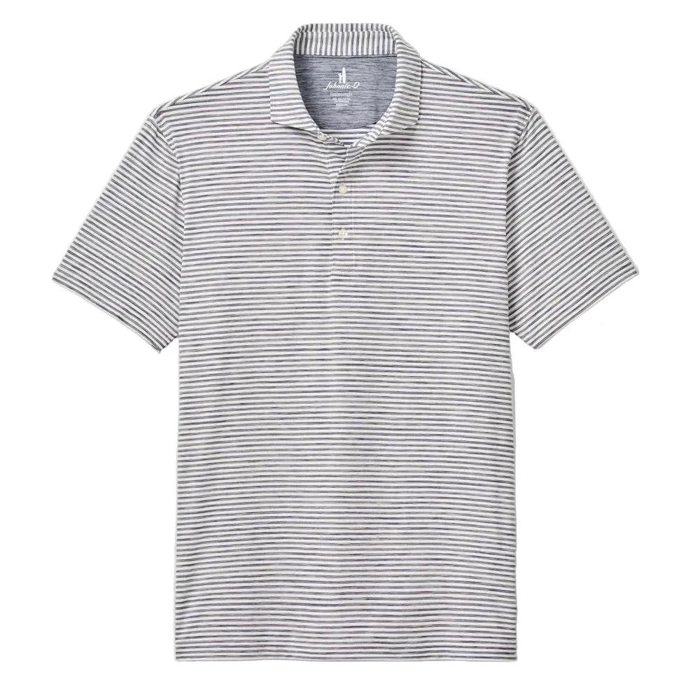 Johnnie-O Polos S / Navy Johnnie-O - Seymour Stripe Performance Featherweight Polo