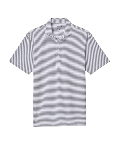 Johnnie-O Polos S / Navy Johnnie-O - Stetson Stripe Performance Mesh Polo