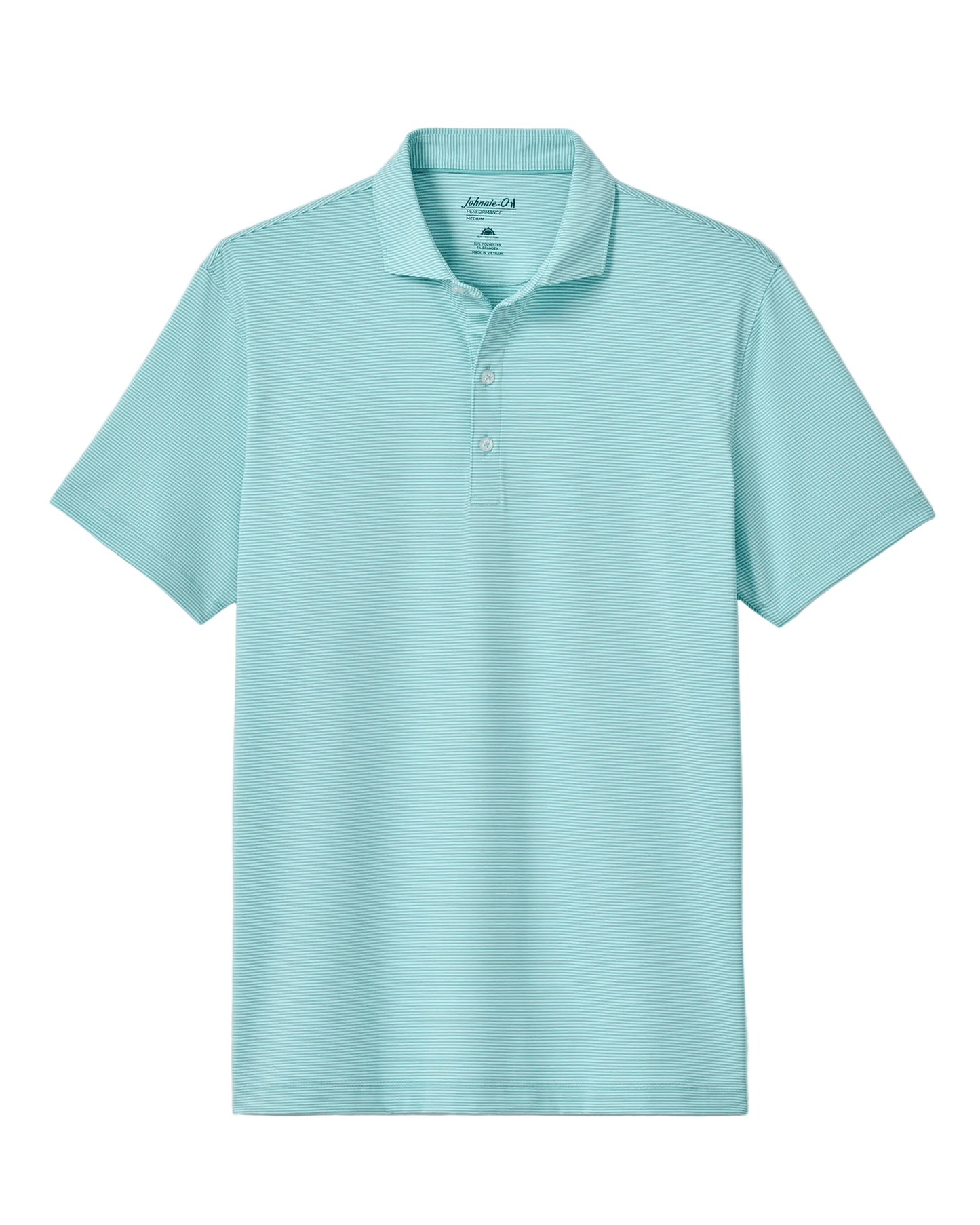 Johnnie-O Polos S / Tropical Celeste Johnnie-O - Birdie PREP-FORMANCE Jersey Polo (Lyndon Stripe)