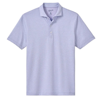 Johnnie-O Polos S / Viola Johnnie-O - Michael Stripe Performance Jersey Polo