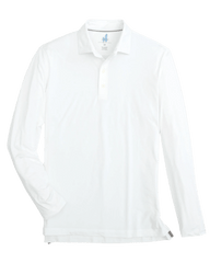 johnnie-O Polos S / White johnnie-O - Swing Long Sleeve Featherweight Performance Polo