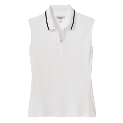 Johnnie-O Polos XS / White Johnnie-O - Women's Hoppin Featherweight Performance Polo