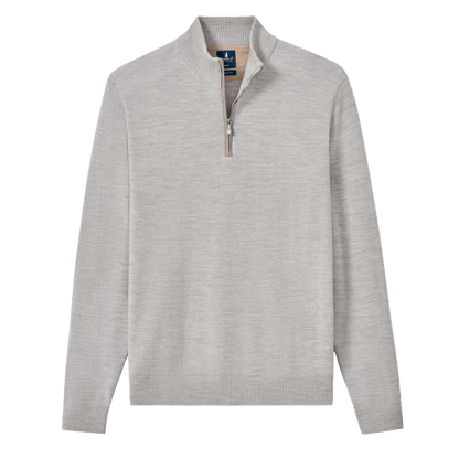 Johnnie-O Sweaters S / Light Grey Johnnie-O - Raynor Merino 1/4-Zip Sweater