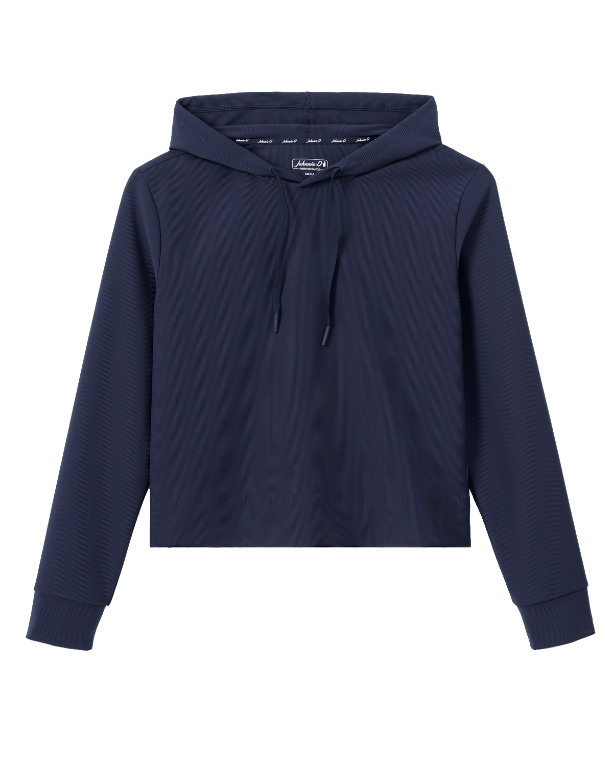 Johnnie-O Sweatshirts XS / Navy Johnnie-O - Women's Hoppin Ribbed Knit Performance Hoodie