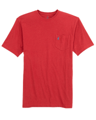 johnnie-O T-shirts S / Ruby Red johnnie-O - Dale Heathered Short Sleeve T-Shirt