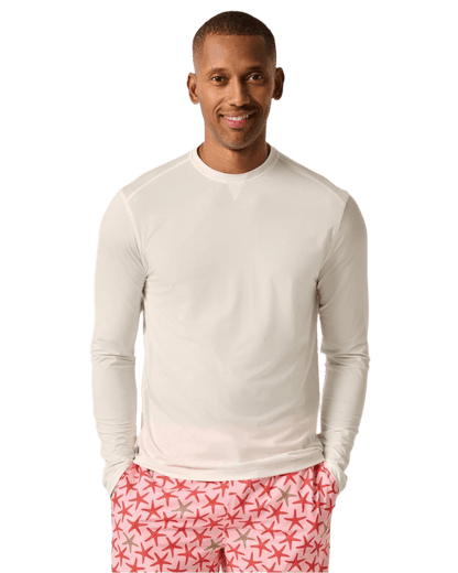 johnnie-O T-shirts S / White johnnie-O - Basin Performance UPF Long Sleeve Sun Shirt