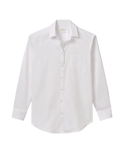 Johnnie-O Woven Shirts XS / White Johnnie-O - Women's Jess Cotton Button-Down Shirt