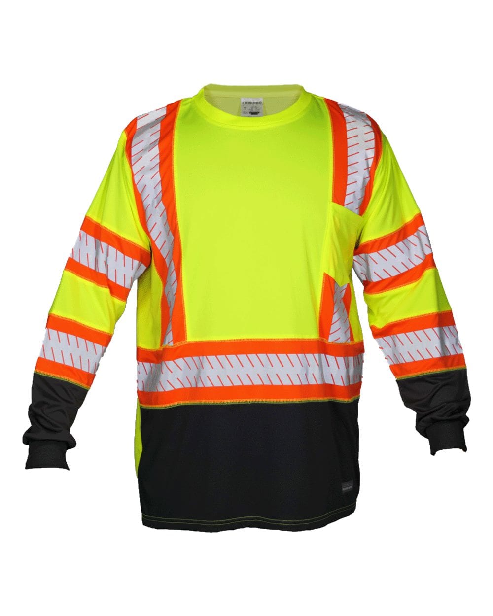 Kishigo T-Shirts M / Lime Kishigo - DOT Class 3 Long Sleeve T-Shirt