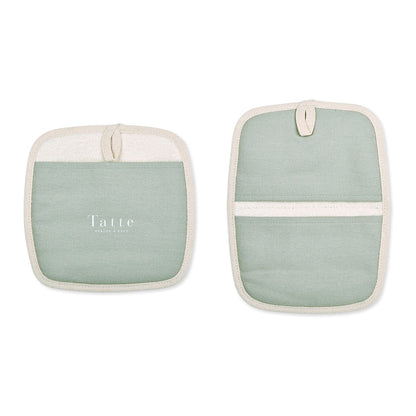 La Cuisine Accessories One Size / Grey La Cuisine - Potholder Hot Pad Set