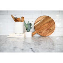 La Cuisine Accessories One Size / Wood La Cuisine - Charcuterie & Pizza Board