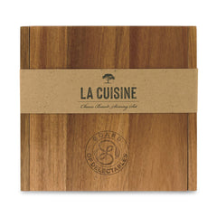 La Cuisine Accessories One Size / Wood La Cuisine - Cheese Board w/ Serving Set