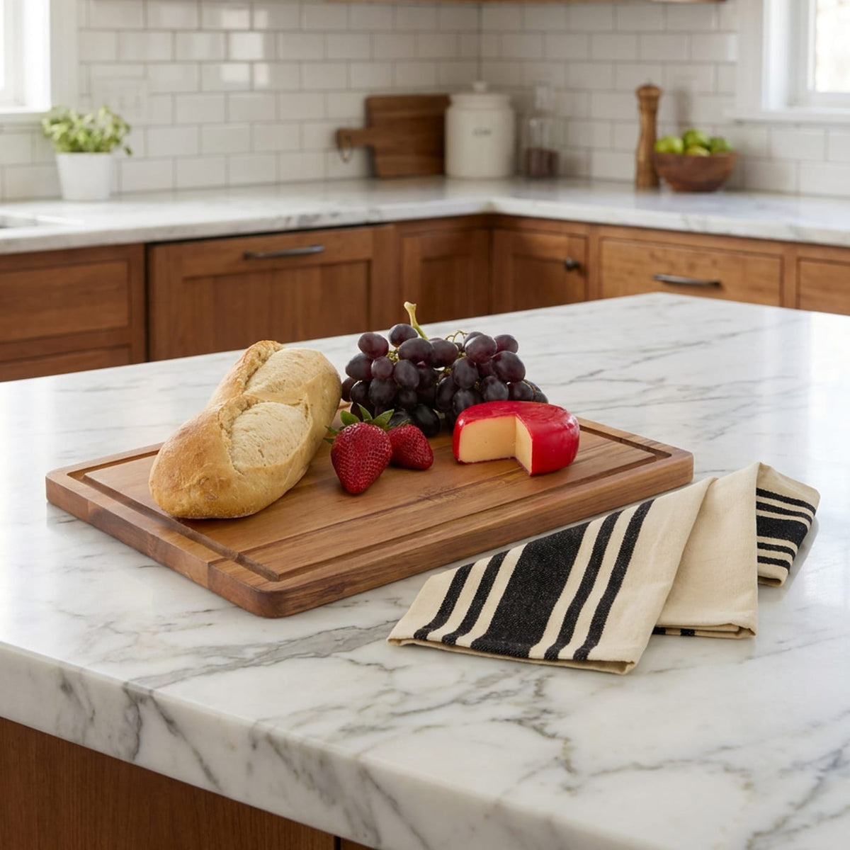 La Cuisine Home & Office One Size / Wood La Cuisine - Cutting and Serving Board