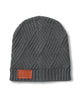 Leeman Headwear One Size / Charcoal Heather Leeman - Trellis Knit Beanie