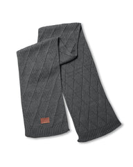 Leeman Headwear One Size / Charcoal Heather Leeman - Trellis Knit Scarf