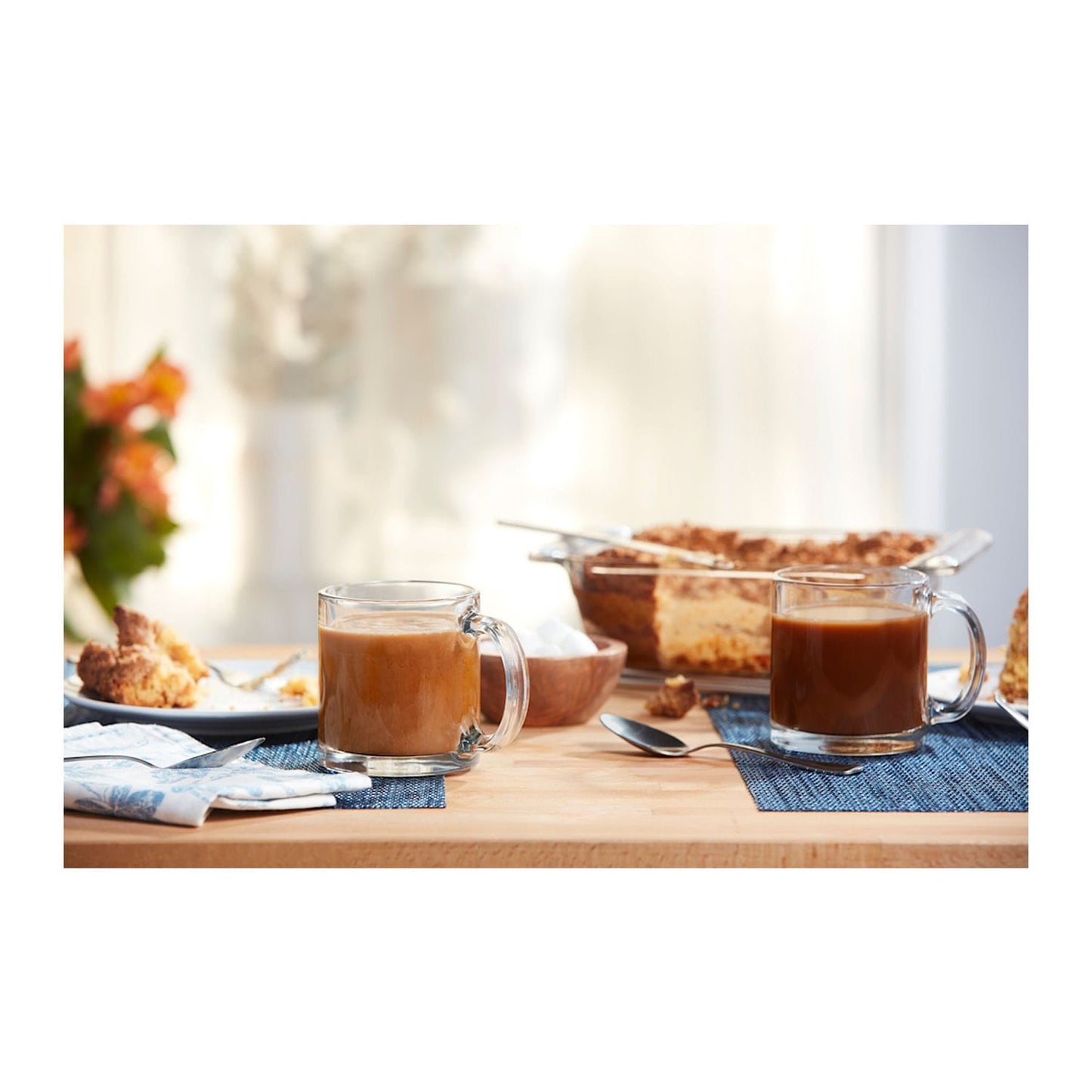 Libbey Glass Drinkware One Size / Clear Libbey Glass - 13oz Glass Coffee Mug