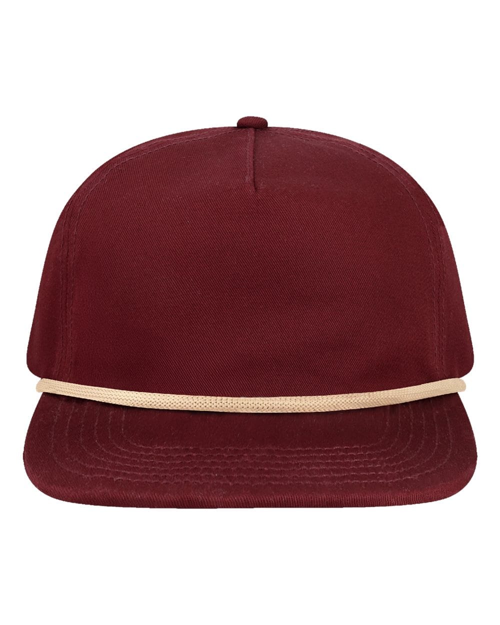 LOCALE Headwear Adjustable / Burgundy/Cream LOCALE - Unstructured Rope Cap
