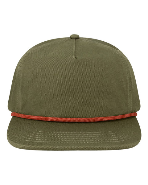 LOCALE Headwear Adjustable / Olive Green LOCALE - Unstructured Rope Cap