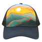 LOCALE Headwear Adjustable / Sunset Hills/Teal LOCALE - Trucker Cap
