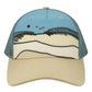 LOCALE Headwear Adjustable / Sunset Splash/Navy LOCALE - Trucker Cap