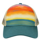 LOCALE Headwear Adjustable / Watercolor Sunset/Teal LOCALE - Trucker Cap