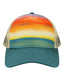 LOCALE Headwear Adjustable / Watercolor Sunset/Teal LOCALE - Trucker Cap