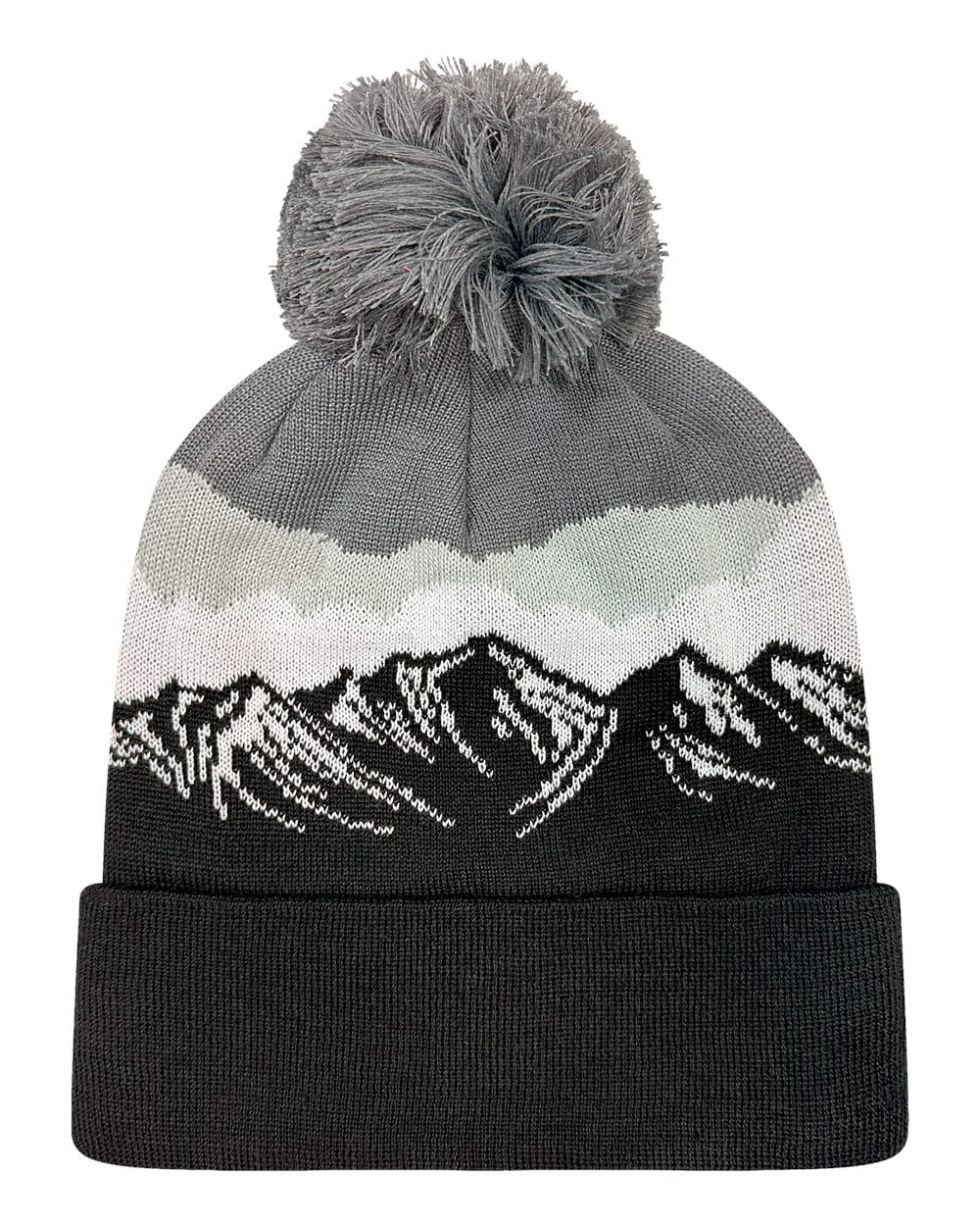 LOCALE Headwear One Size / Misty Peaks/Black LOCALE - Mountain Grand Recylced Beanie