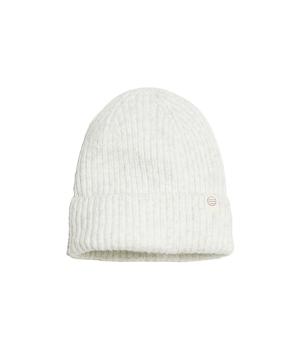 Marine Layer Headwear One Size / Ivory Heather Marine Layer - Heavy Porter Knit Beanie