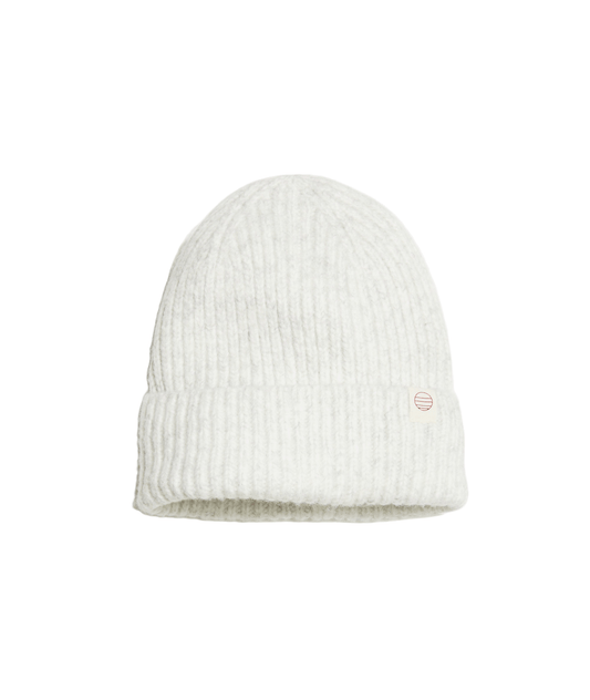 Marine Layer Headwear One Size / Ivory Heather Marine Layer - Heavy Porter Knit Beanie