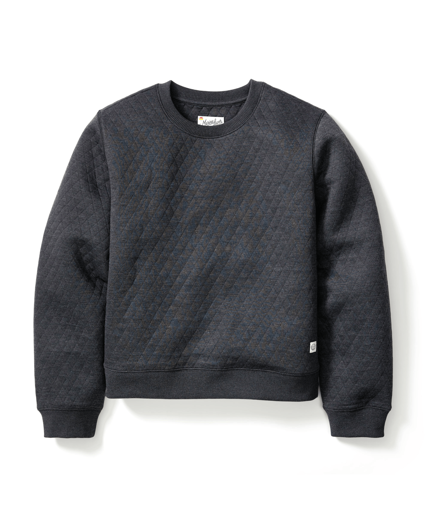 Marine Layer Layering Charcoal / XS Marine Layer - Women's Corbet Quilted Crewneck