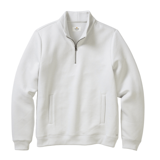 Marine Layer Layering S / Stone Marine Layer - Corbet Quilted Quarter-Zip