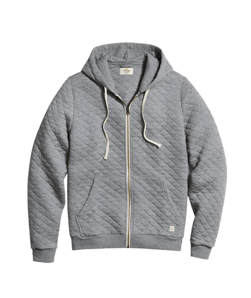 Marine Layer Outerwear XS / Grey Heather Marine Layer - Men's Corbet Full-Zip Hoodie