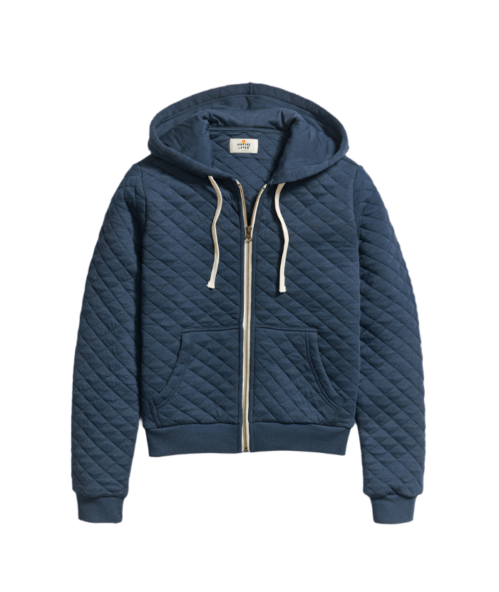 Marine Layer Outerwear XS / Navy Marine Layer - Women's Corbet Full-Zip Hoodie