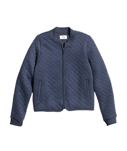 Marine Layer Outerwear XS / Navy Marine Layer - Women's Corbet Quilted Bomber