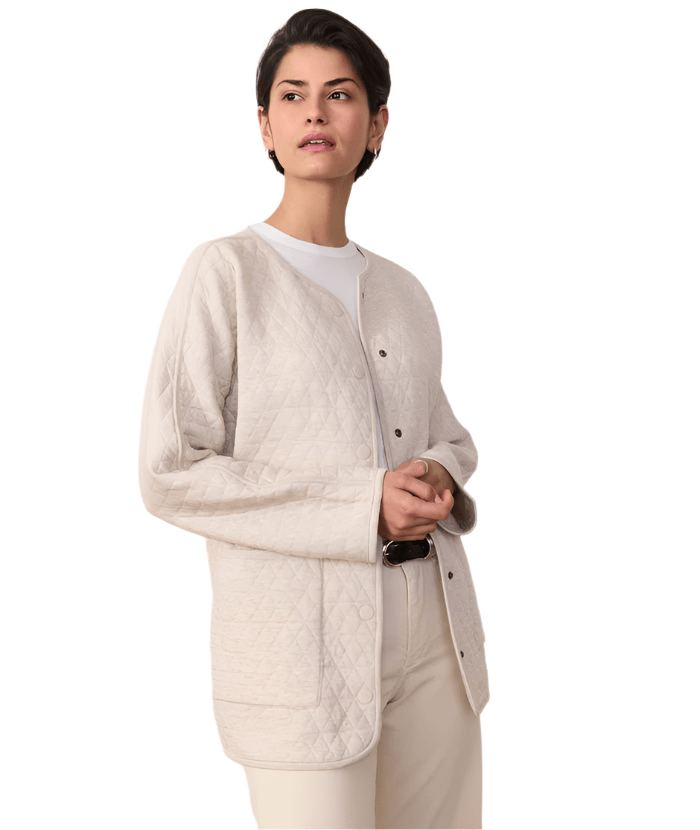 Marine Layer Outerwear XS / Warm Oatmeal Marine Layer - Women's Corbet Quilted Liner Jacket