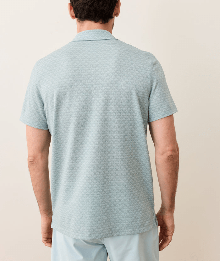 Marine Layer Polos Marine Layer - Men's Printed Air Polo