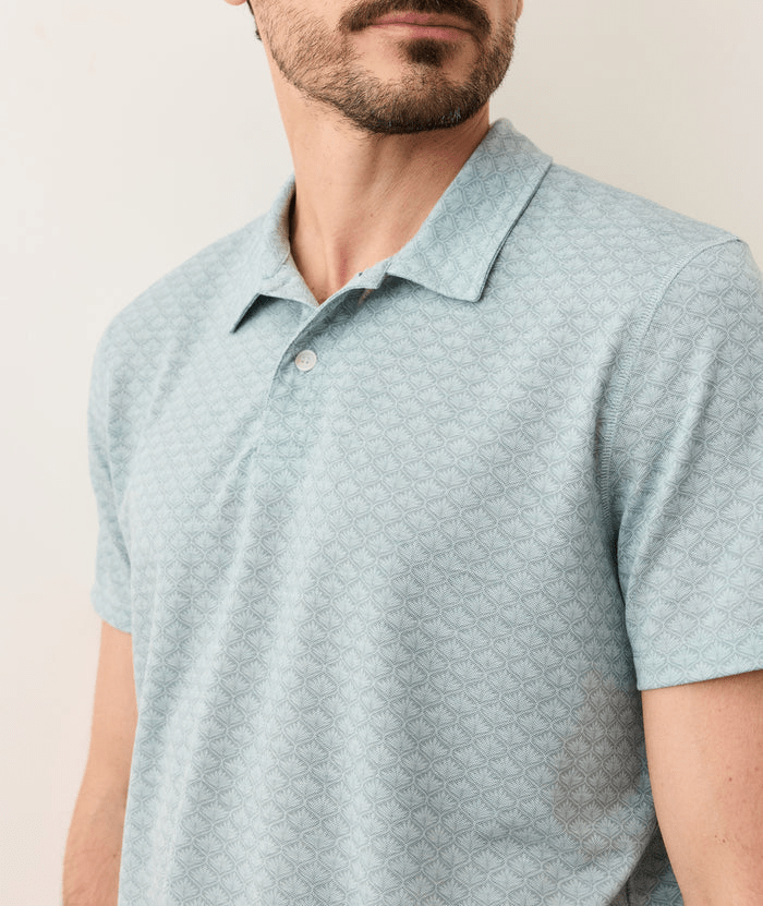 Marine Layer Polos Marine Layer - Men's Printed Air Polo