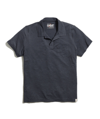 Marine Layer Polos S / Faded Black Marine Layer - Men's Air Polo