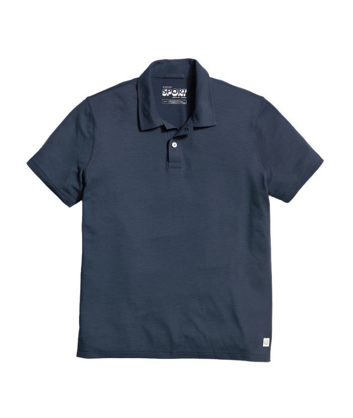 Marine Layer Polos S / Sky Captain Marine Layer - Men's Air Polo